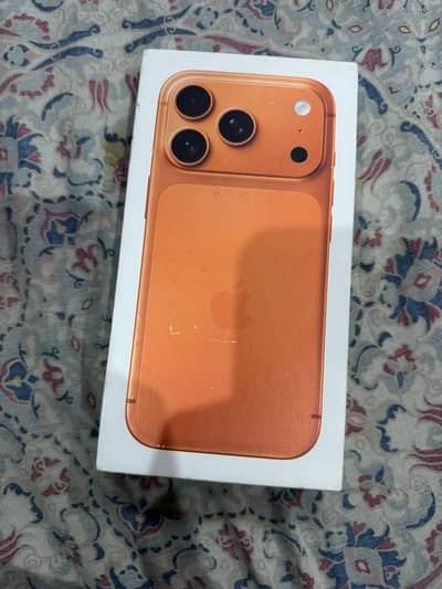 Iphone 17 Pro | 256GB | Cosmic Orange | JV | With Box.