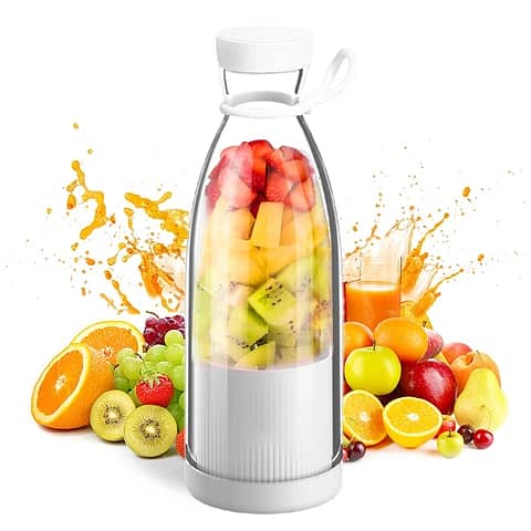 Juicer Blender 420ML Portable Fruit Juicer Mini Electric Cup — Wireless USB Rechargeable