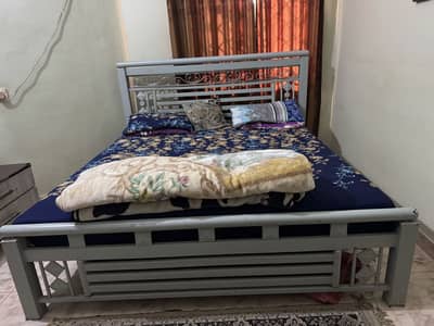 King size bed  without mattress