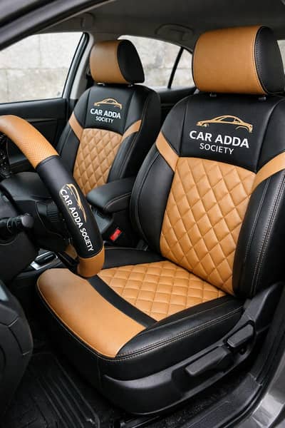 customized seat and steering covers