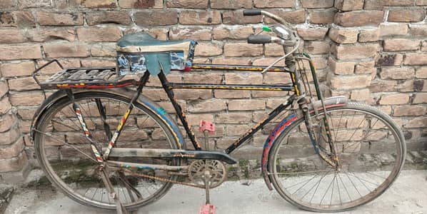 Suhrab Old Cycle With Heavy metal body.
