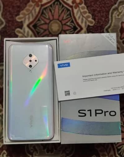 Vivo S1 Pro 8/128 Complete Box Urgent Sale Connect Wtp No
