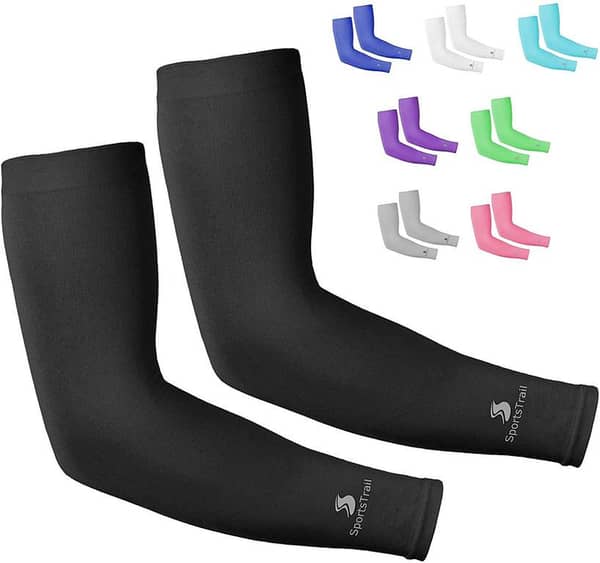 Pair of Arms Stocking Sports Sleeves for Sports and Outdoors