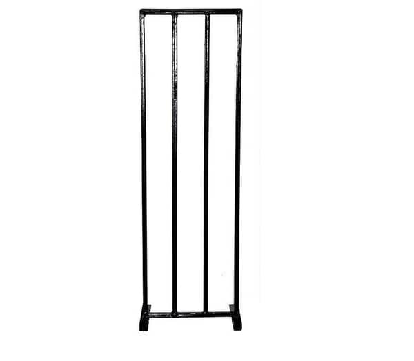 High Quality Steel Wickets Stumps For Cricket Ideal For Indoor Outdoor Tape Ball Cricket Match - Black