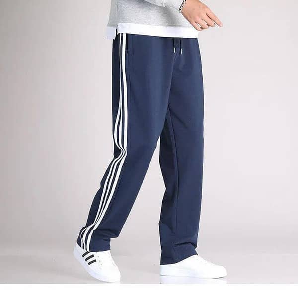 Trouser for Men - Sports and Gym Workout Trousers - 3 Line Design