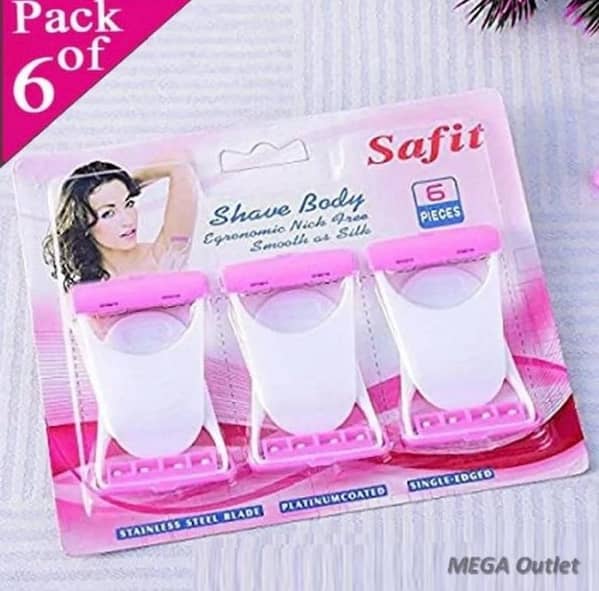 6 Pcs Sofit Women's Razor Blade Hair Removal Disposable blade