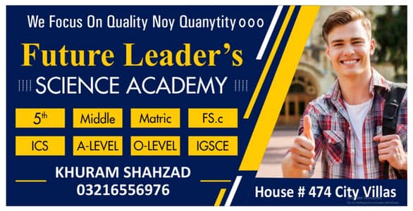 Male or Female Teacher required for Math and phy