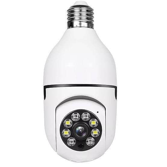 Wifi bulb rotation 360 degrees smart camera