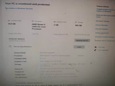 AMD Ryzen 5 2600 gaming PC for sale