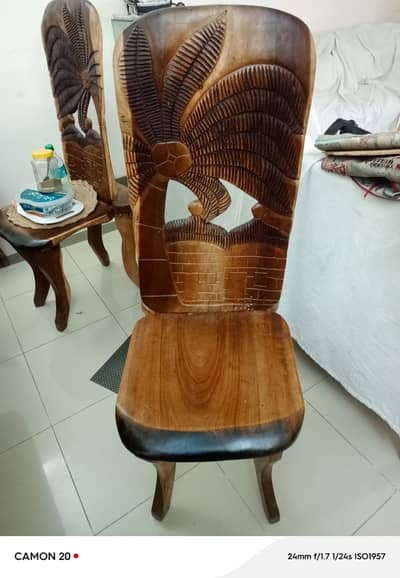 African made Imported Teak Wood Dinning Table
