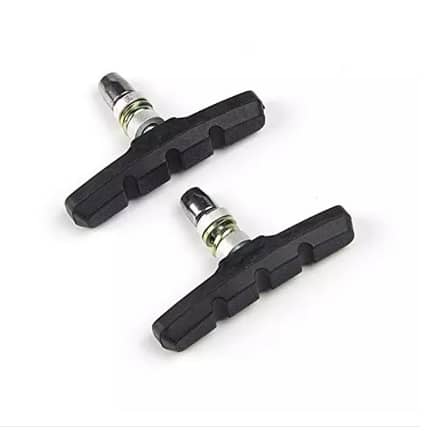 1 Pair 70mm V-Brake Pads for MTB MTB, Bicycle Brake Pad Holder Shoes Blocks (70MM)