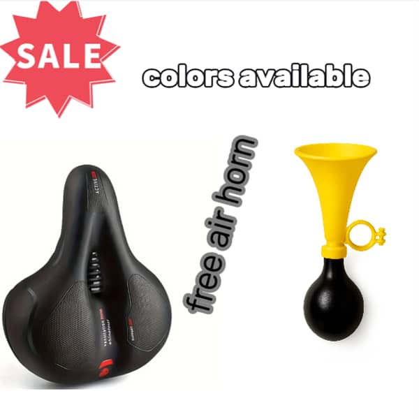 Hollow Breathable Bicycle Saddle for Men and Women – Shock-Absorbing, Comfortable MTB/Road Bike Seat