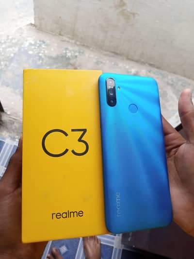 realme c3  3GB  Ram32  box available