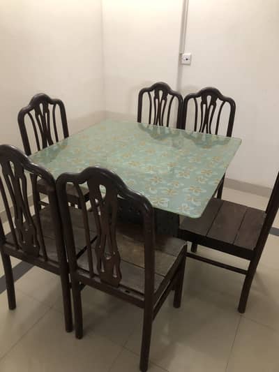 6 seater dining table with chairs