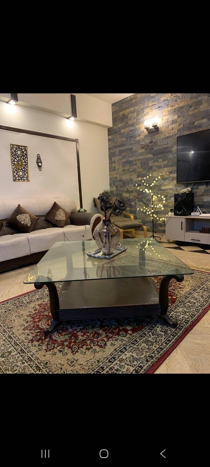 solid wood table 3 pc set 1