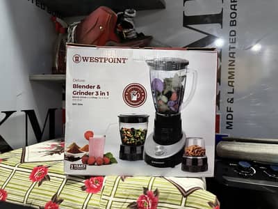 Westpoint delux Blender and Grinder 3 in 1 - New with warrenty