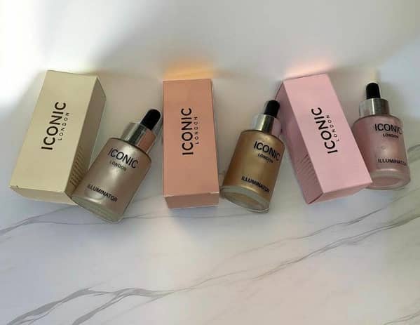 Liquid Highlighter – Original Outclass Quality Trio Set (Pink, Silver, Golden)