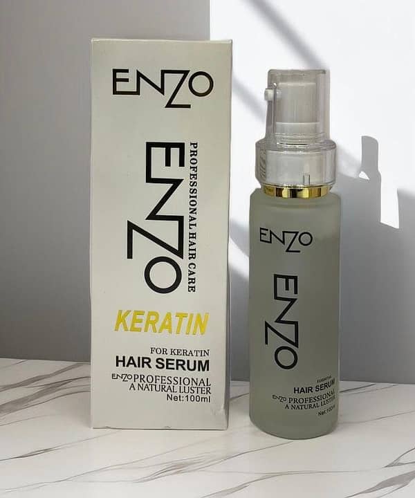 Professional Keratin Hair Serum – 100ml (Pack of 2) by Original Enzo – Outclass Quality, Guaranteed Results