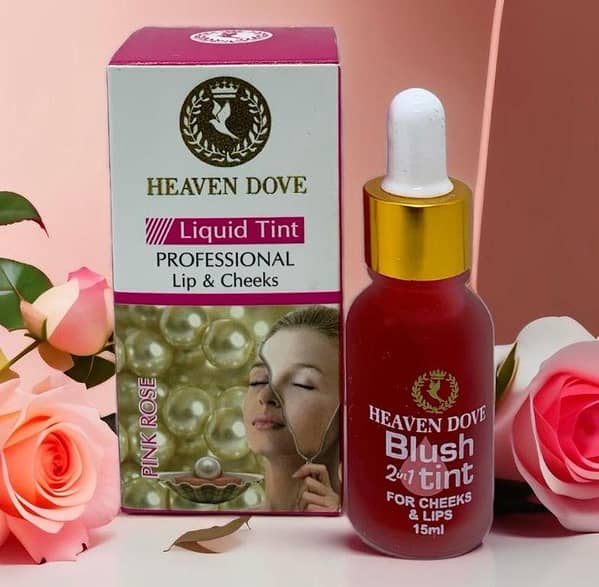 Cheek Tint Waterproof High Pigment - 03 Colors: Red Velvet, Lovely Peach, Pink Rose by Out Class Quality