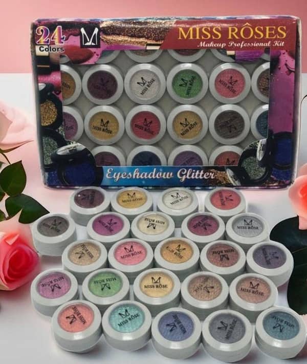 24-Color Creamy Eyeshadow Palette with Intense Pigments for All-Day Glam