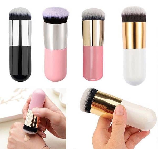 Makeup Cosmetic Face Powder Blush Brush (White)