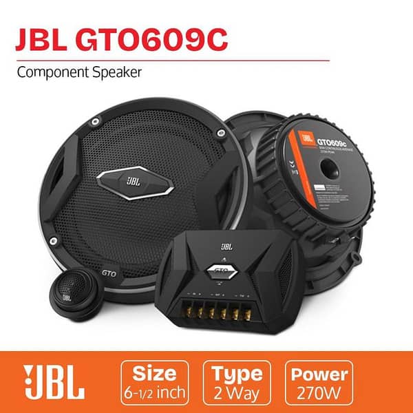 JBL GTO609C Car Component Speaker Peak 270W / 75 RMS Original