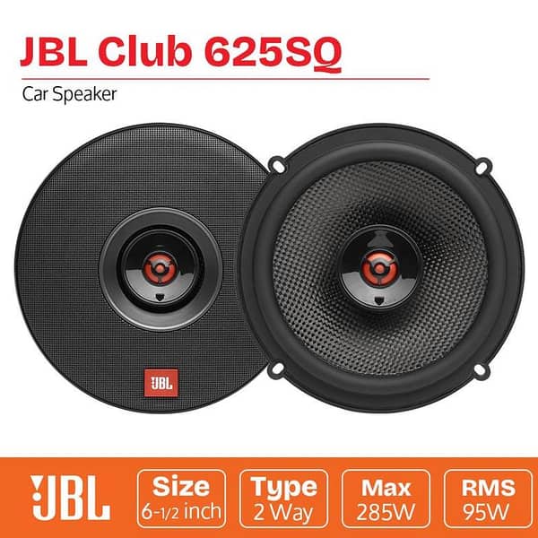 JBL Club 625SQ Car Speaker 75W RMS / 225W Peak Original