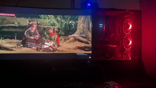 Like New Ryzen 5 5600 Gaming PC + RTX 5060 + 180Hz Redragon Monitor