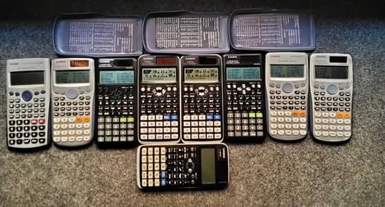 9 CASIO SCIENTIFIC CALCULATORS