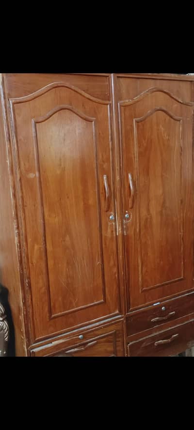 wooden almari with cabins for sale