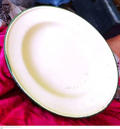 Enameled Dining Plates