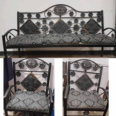 5 seater sofa iron 1 year use