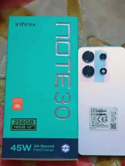 note 30 16+256 GB WhatsApp 03475375263