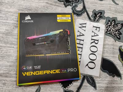 Corsair Vengeance RGB pro 8+8 16gb 2 pairs total 32gb 3200mhz CL16