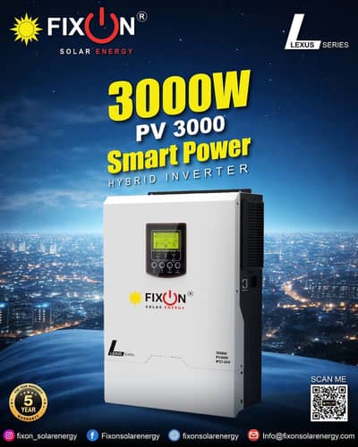 3KW Fixon Lexus Series Hybrid Inverter