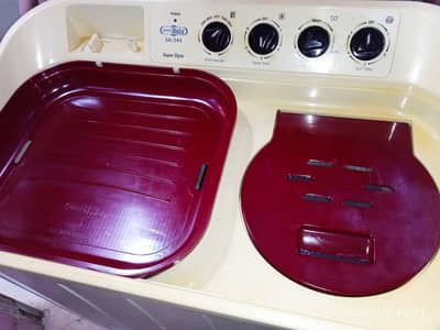 Super Asia washing machine twin tub model number SA-245 EASY WASH