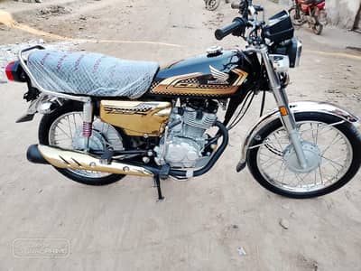 Honda CG 125 25 Model Special Gold Edition unregistered for sale