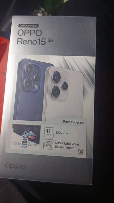 Brand New OPPO Reno 15 5G 12gb 256gb Box Pack Non Active