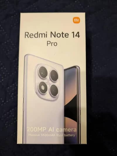 Redmi note 14 pro 8/256 pta approved