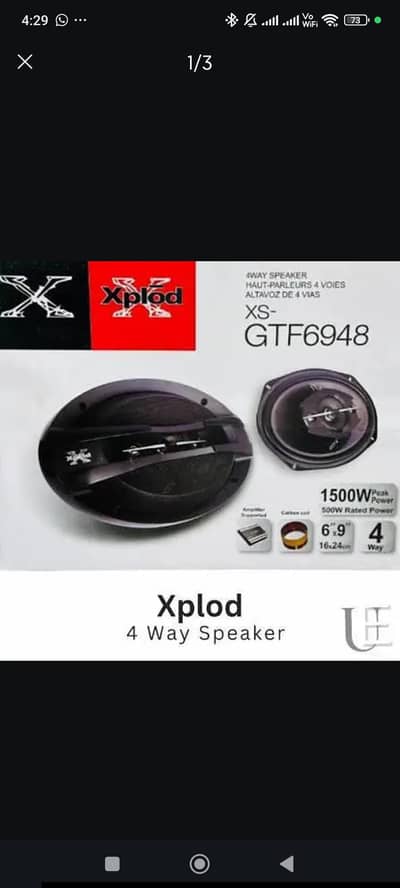 car speakers 4 way Sony