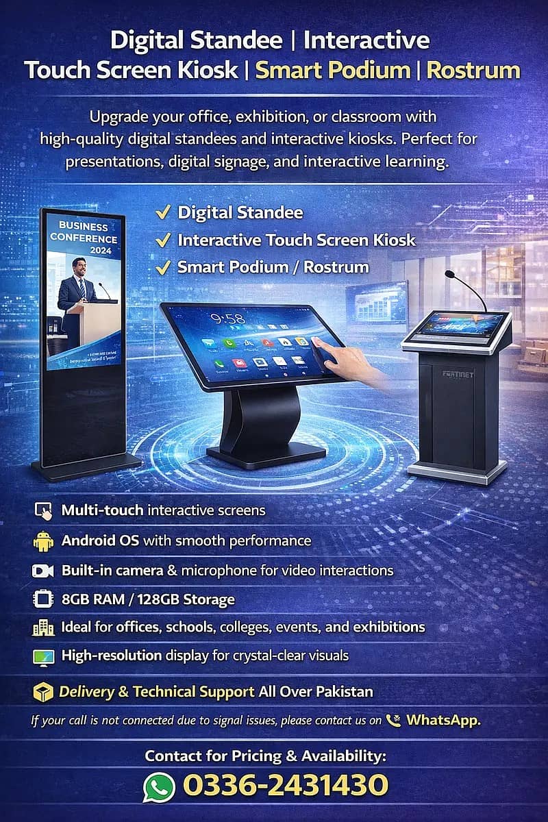 Digital standees | Interactive Board | Flat Panel | 0