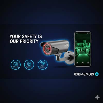 All-in-One CCTV Kit – 4 Cameras + Hard Drive