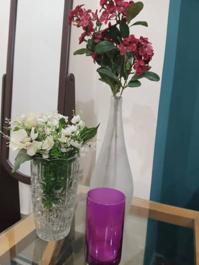 03 vases,with crystal balls