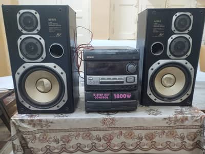 Aiwa sound system japan made in original