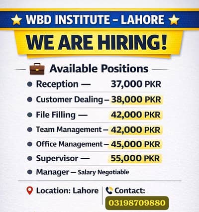 office staff required