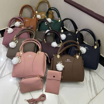 3 Pieces Handbag Set