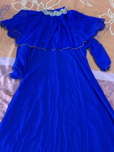 Blue long frock for sell