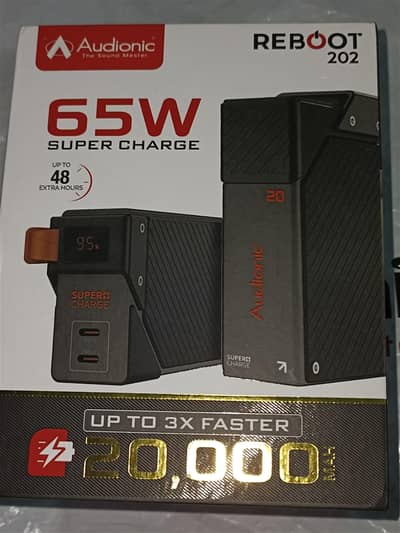New Audionic Reboot 202 Power Bank 20,000mAh 65W – Best Price