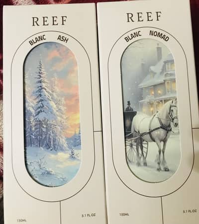 Saudi Brand Reef = Qty 02 150 ml Perfumes Blanc Ash and Blanc Nomad