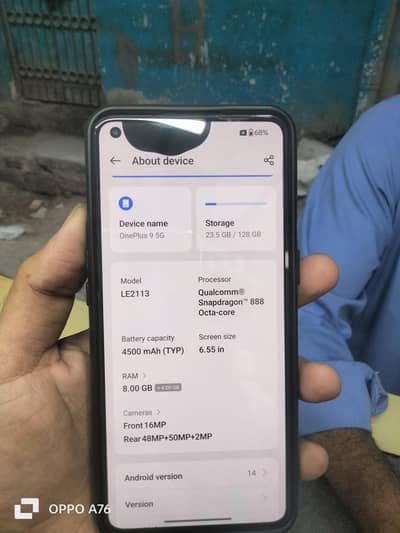 OnePlus 95g 8/128 pta approved